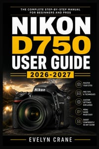 Nikon D750 User Guide 2026-2027: Master Full-Frame Photography: Step-by-Step Setup, Autofocus, Exposure, Lenses, Creative Shooting, Video, Wireless Wo cover
