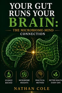 Your Gut Runs Your Brain: The Microbiome-Mind Connection: Use the Gut-Brain Axis, Probiotics and Anti-Inflammatory Diet to Eliminate Anxiety, Brain Fo cover