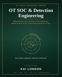 OT SOC & Detection Engineering: Industrial Threat Detection, SIEM, Network Monitoring, ATT&CK for ICS, Threat Hunting and Incident Triage cover