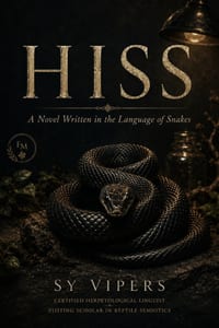 Hiss: A Novel Written in the Language of Snakes cover
