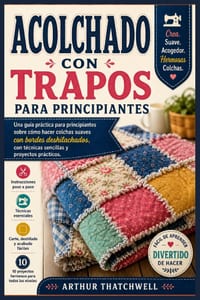 Acolchado con trapos para principiantes: Una guía práctica para principiantes sobre cómo hacer colchas suaves con bordes deshilachados, con técnicas s cover