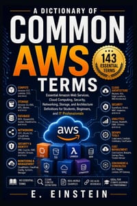 A Dictionary of Common AWS Terms: Essential Amazon Web Services, Cloud Computing, Security, Networking, Storage, and Architecture Definitions for Stud cover