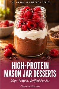 High-Protein Mason Jar Desserts: 20g+ Protein, Verified Per Jar cover