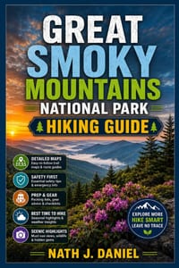 Great Smoky Mountains National Park Hiking Guide: Your Complete Trail Guide to Scenic Hikes, Waterfalls, Wildlife, Camping, Scenic Drives, Hidden Gems cover