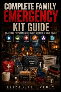 Family Emergency Kit Checklist: family-sized supplies and planning. cover
