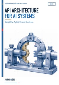 API Architecture for AI Systems: Capability, Authority, and Evidence cover