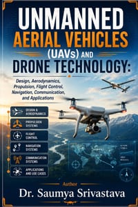 UNMANNED AERIAL VEHICLES (UAVs) AND DRONE TECHNOLOGY: Design, Aerodynamics, Propulsion, Flight Control, Navigation, Communication, and Applications cover