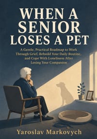 When a Senior Loses a Pet: A Gentle, Practical Roadmap to Work Through Grief, Rebuild Your Daily Routine, and Cope With Loneliness After Losing Your C cover