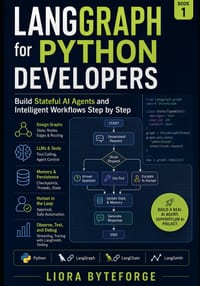 LangGraph for Python Developers: Build Stateful AI Agents and Intelligent Workflows Step by Step cover