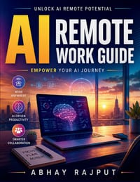 AI Remote Work Guide: AI Work-Life Balance AI Skill Development AI Industry Trends AI Job Opportunities AI Ethics and Future AI Professional Networkin cover