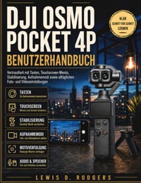 Dji Osmo Pocket 4p Benutzerhandbuch: Vertrautheit mit Tasten, Touchscreen-Menüs, Stabilisierung, Aufnahmemodi sowie alltäglichen Foto- und Videoeinste cover