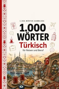 1.000 Wörter Türkisch: für Reisen und Beruf: Der wesentliche türkische Wortschatz für Reisende und Berufstätige - mit einfacher Aussprache und Beispie cover