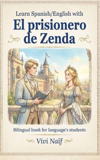 Learn Spanish/English with El Prisionero de Zenda: bilingual book for languages students cover