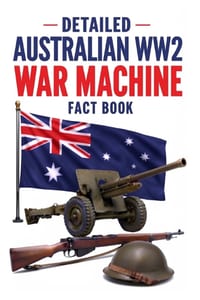 Detailed Australian WW2 War Machine Fact Book cover