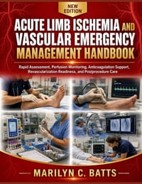 Acute Limb Ischemia and Vascular Emergency Management Handbook: Rapid Assessment, Perfusion Monitoring, Anticoagulation Support, Revascularization Rea cover