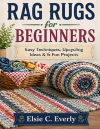 Rag Rugs for Beginners: Easy Techniques, Upcycling Ideas & 6 Fun Projects cover