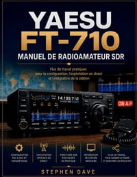 YAESU FT-710 Manuel de radioamateur SDR: Flux de travail pratiques pour la configuration, l'exploitation en direct et l'intégration de la station cover