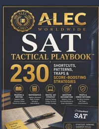 Alec SAT Tactical Playbook(tm): 125+ Shortcuts, Patterns, Traps & Score-Boosting Strategies cover