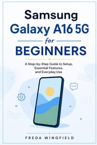 Samsung Galaxy A16 5G for Beginners: A Step-by-Step Guide to Setup, Essential Features, and Everyday Use cover