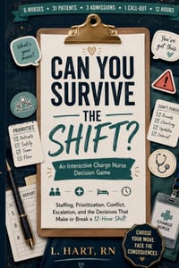 Can You Survive the Shift?: An Interactive Charge Nurse Decision Game cover
