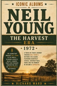 Iconic Albums Neil Young The Harvest Era (1972): A Track-by-Track Journey Through Neil Young's Defining 1972 Album Featuring Heartfelt Stories, Unforg cover