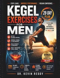 Kegel Exercises For Men: 28-Day Plan to Stop Leaks, Improve Performance & Regain Confidence in 7 Minutes a Day cover