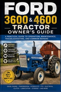 Ford 3600 & 4600 Tractor Owner's Guide: A Practical Guide to Operation, Maintenance, Troubleshooting, Diesel Engine Care, Hydraulics, PTO, Clutch, Tra cover
