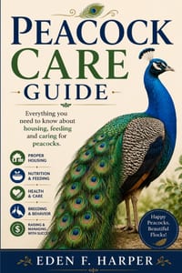 Peacock Care Guide: Everything You Need to Know about Housing, Feeding and Caring for Peacocks cover