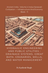 Hydraulic Engineering and Public Utilities: DRAINAGE SYSTEMS, GREAT BATH, GRANARIES, WELLS, AND WATER MANAGEMENT: Ancient India: Volume 4 Indus-Sarasv cover