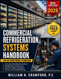 Commercial Refrigeration Systems Handbook for Air Conditioning Technicians: A Practical Reference Field Guide to Refrigeration Components, Controls, S cover