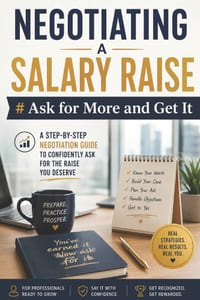 Negotiating a salary raise. Ask for More and Get It: A Step-by-Step Negotiation Guide to Confidently Ask for the Raise You Deserve cover