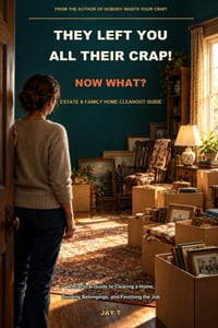 They Left You All Their Crap! Now What?: A Practical Guide to Clearing a Home, Dividing Belongings, and Finishing the Job cover