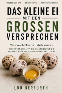 Das kleine Ei mit den großen Versprechen: Was Wachteleier wirklich können - Nährwert, Heilmythen, Allergien und die Wissenschaft hinter dem gesprenkel cover