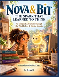 Nova & Bit: The Spark That Learned to Think: An Original Adventure Through the World of AI & Digital Smarts cover