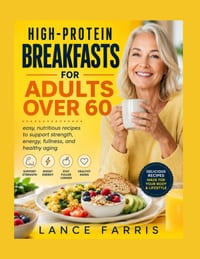 High-Protein Breakfasts for Adults Over 60: easy, nutritious recipes to support strength, energy, fullness, and healthy aging cover