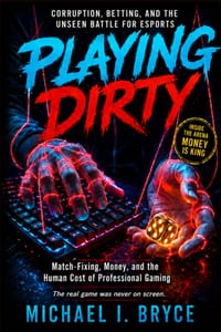 Playing Dirty: Corruption, Betting, and The Unseen Battle for Esports: Match-Fixing, Money, and the Human Cost of Professional Gaming. The real game w cover