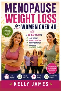Menopause Weight Loss for Women Over 40: A 28-Day Plan to Lose Weight, Reduce Belly Fat, Improve Energy, and Build Healthier Habits cover