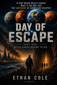 Day of Escape: After Earth Begins to Die: DAY OF ESCAPE: After Earth Begins to Die Science Fiction Mystery Novel The Hidden Ship Mercury, Venus, Earth cover