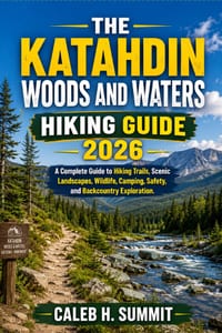 The Katahdin Woods and Waters Hiking Guide 2026: A Complete Guide to Hiking Trails, Scenic Landscapes, Wildlife, Camping, Safety, and Backcountry Expl cover