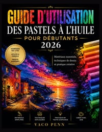 Guide d'Utilisation Des Pastels À l'Huile Pour Débutants 2026: Matériaux essentiels, techniques de dessin et pratique créative cover