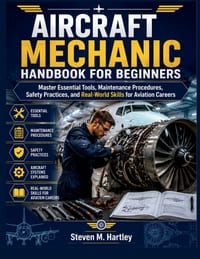 Aircraft Mechanic Handbook for Beginners: Master Essential Tools, Maintenance Procedures, Safety Practices, and Real-World Skills for Aviation Careers cover