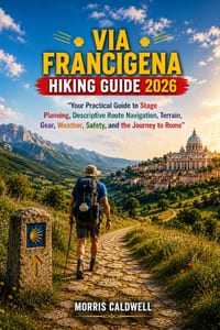 Via Francigena Hiking Guide 2026: "Your Practical Guide to Stage Planning, Descriptive Route Navigation, Terrain, Gear, Weather, Safety, and the Journ cover