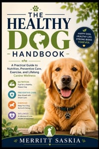 The Healthy Dog Handbook: A Practical Guide to Nutrition, Preventive Care, Exercise, and Lifelong Canine Wellness cover