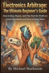 Electronics Arbitrage: The Ultimate Beginner's Guide: How to Buy, Repair, and Flip Tech for Profit on Local Classifieds and Peer-to-Peer Sales cover