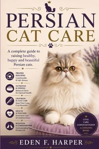 Persian Cat Care: A Complete Guide to Raising Healthy, Happy and Beautiful Persian Cats cover