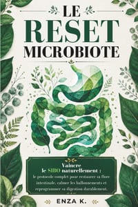 Le Reset Microbiote: Vaincre le SIBO naturellement: le protocole complet pour restaurer sa flore intestinale, calmer les ballonnements et reprogrammer cover