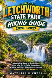 Letchworth State Park Hiking Guide 2026-2027: A Complete Guide to Scenic Hikes, Waterfalls, Gorge Trails, Hidden Gems, Wildlife, Multi Day Adventures, cover
