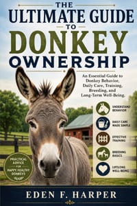 The Ultimate Guide to Donkey Ownership: An Essential Guide to Donkey Behavior, Daily Care, Training, Breeding and Long-Term Well-Being cover