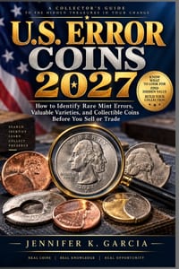 U.S. Error Coins 2027: How to Identify Rare Mint Errors, Valuable Varieties, and Collectible Coins Before You Sell or Trade cover