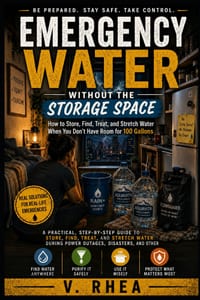 Emergency Water Without the Storage Space: How to Store, Find, Treat, and Stretch Water When You Don't Have Room for 100 Gallons cover